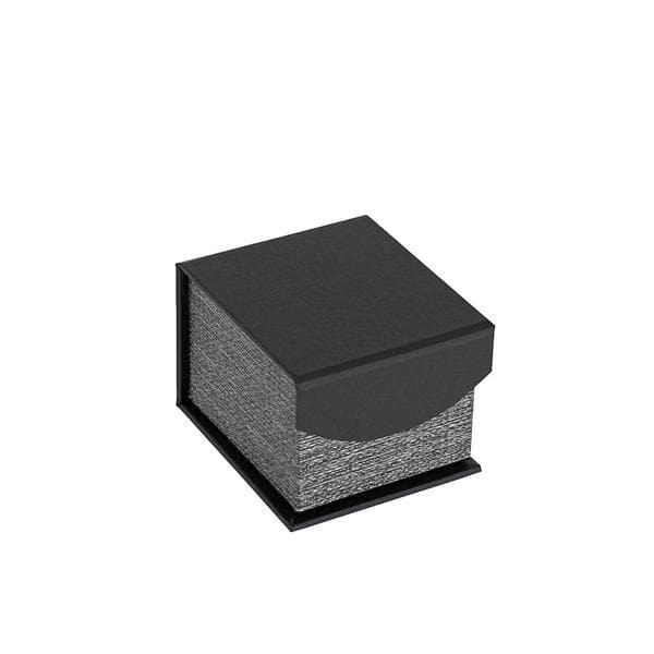 #PMR3-M23 Elegant Mesh Gray Magnetic Ring Boxes