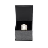 #PMW2-M23 Elegant Mesh Gray Magnetic Watch Box
