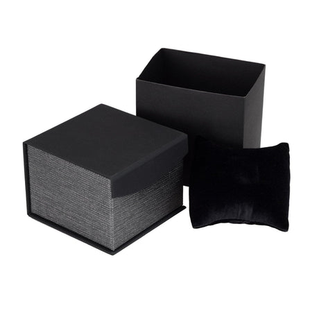 #PMW2-M23 Elegant Mesh Gray Magnetic Watch Box