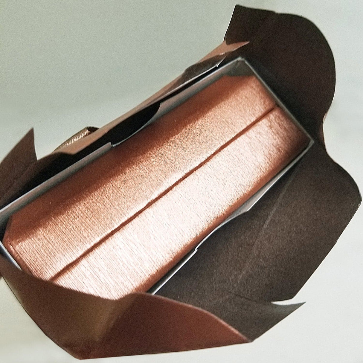 Deluxe Copper Paper Watch Box with Pillow-Nile Corp