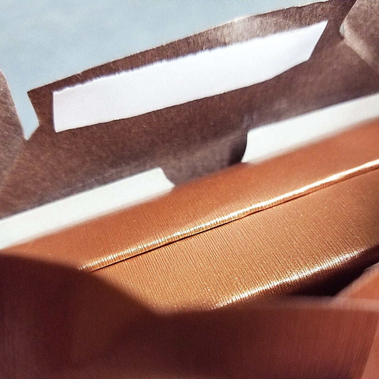 Deluxe Copper Paper Watch Box with Pillow-Nile Corp