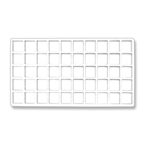 #PT50 50 Compartment Plastic Jewelry Tray Liner-Nile Corp
