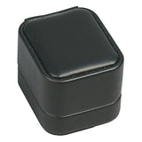 #RCE3 Round Corner Style Faux Leather Earring Box with 2 pcs Packer