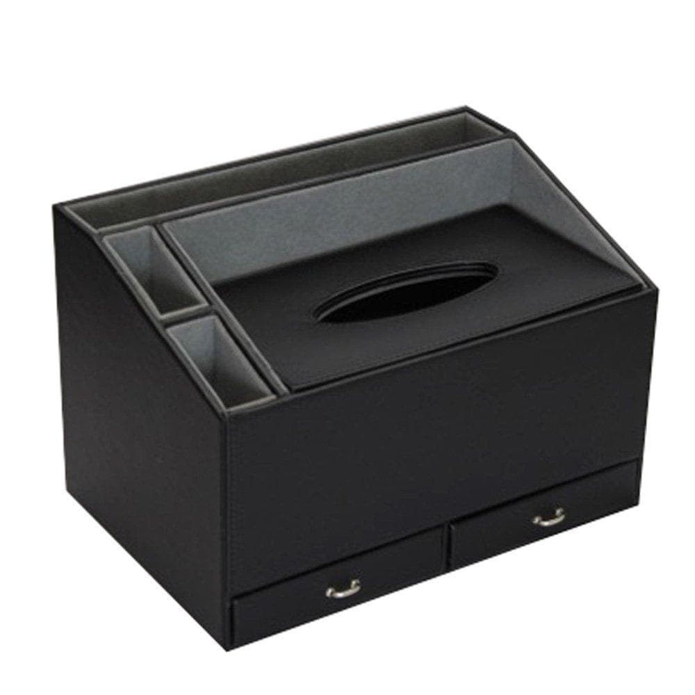  Faux Leather Home and Office Desk Organizer