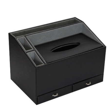  Faux Leather Home and Office Desk Organizer