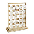 #WD2005 Wooden Hanger hook jewelry rack display with 20 white hooks