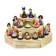 #WD3015-CF  3-Tier Coffee Color Wood Stair Step Display Risers