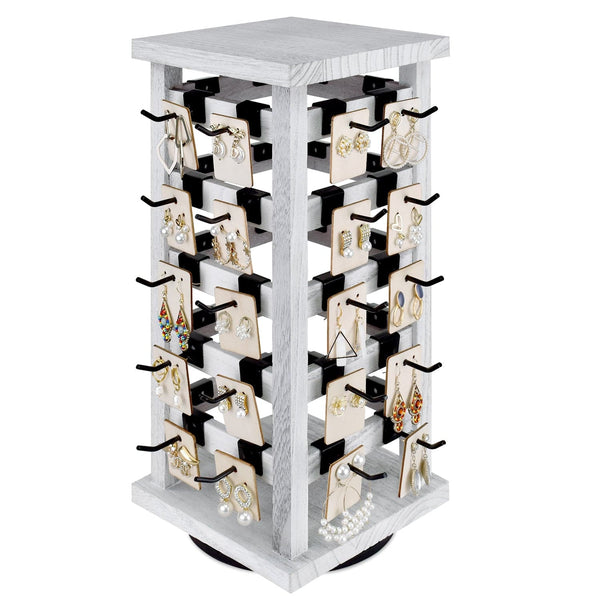 Earring Stand Display Rack 3-Tier Ear Stud Holder Jewelry Organizer 144  Holes CAD