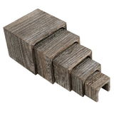 5 Pieces Wooden Multi Functions Jewelry Display Stand , Coffee Color