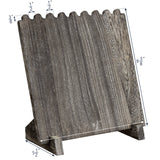 #WD609-CF Wooden Plank Jewelry Necklace Display Stand for 8 Necklaces