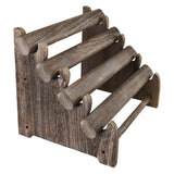 #WD7804CF Wooden 4 Tiered Oval Shape bracelet Display