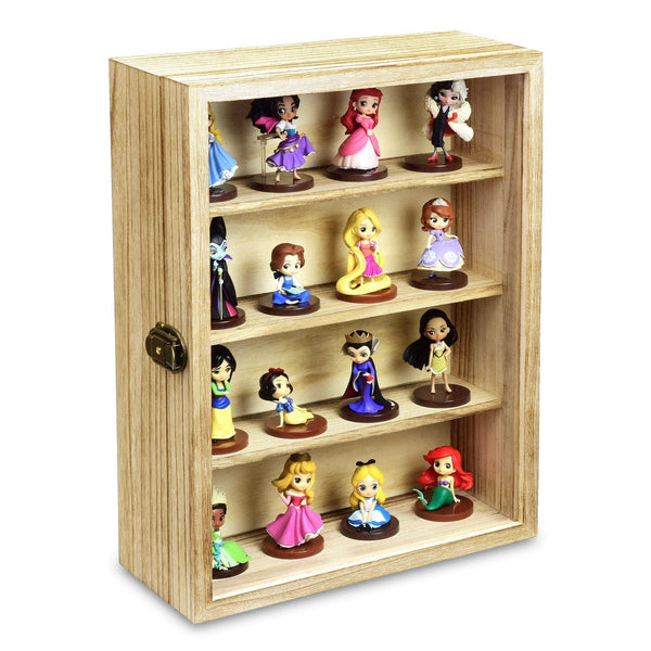 #WD8630 Wall Mounted Display Case Shadow Box with a Lock and Key