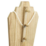 #WDN64 Wooden Necklace Holder Jewelry Display Bust Stand