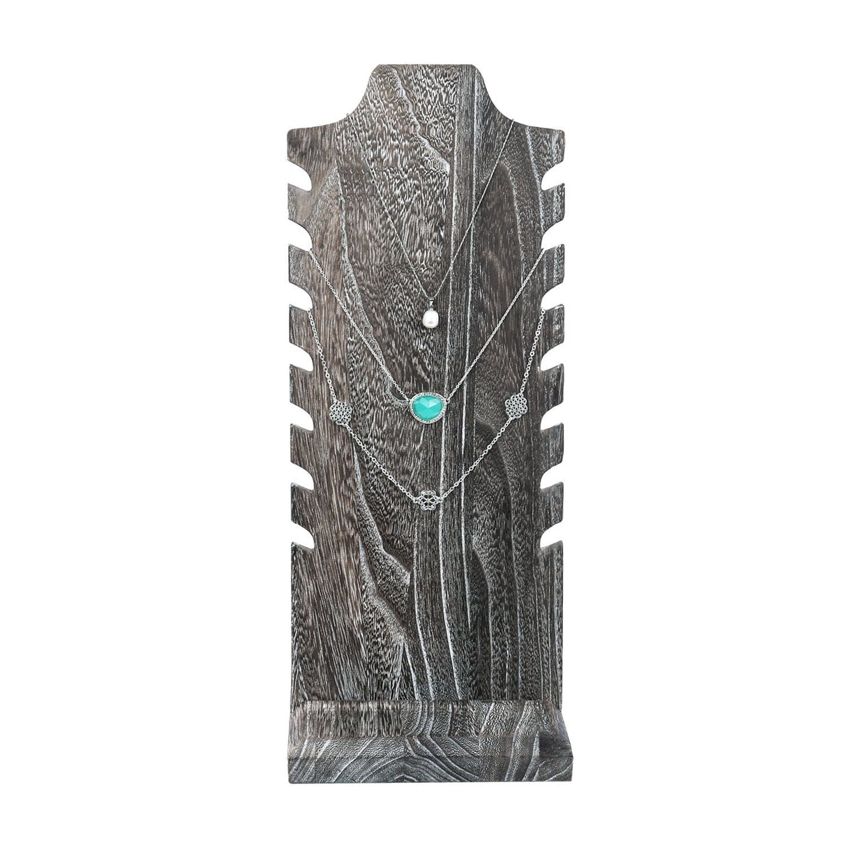 #WDN68 Wooden Multiple Necklace Display Stand