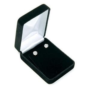 Velvet Jewelry Box Diamond Ring Bar Tray Chain Earring Cufflink