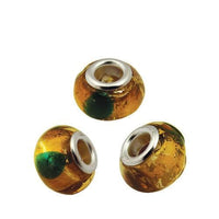 Foil Glass Rondelle-Nile Corp