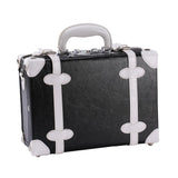 Black Cosmetic Travel Carrying Case Beauty Brief Case-Nile Corp