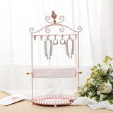 #COP3684BK Metal Jewelry Display Stand Hanger Organizer