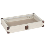 Linen Jewelry Display Case Organizer -Nile Corp