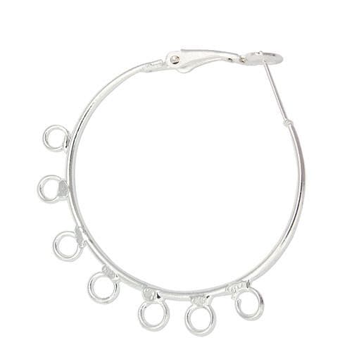 Metal Hoop Earring-Nile Corp