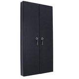 #JBX0258 Wall Mount Faux Leather Jewelry and Accessories Cabinet Organizer