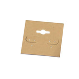 Kraft Paper Covered Plastic Hanging Earring Cards -Nile Corp