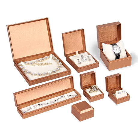 Deluxe Copper Paper Watch Box with Pillow-Nile Corp