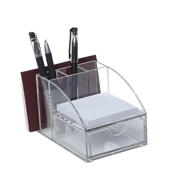 Acrylic Desktop Office Supplies Desk Organizer-Nile Corp