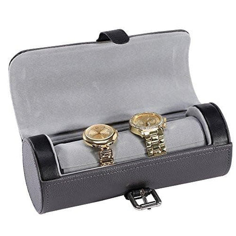 Watch Case | Leatherette Watch Storage Case -Nile Corp